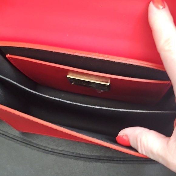 Anna Paola Genuine Leather Cross Body Or Top Handle Bag NWT - Picture 4 of 8